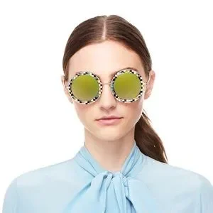 Alice & Olivia Beverly Sunglasses Holiday Checkers Alice + Olivia Walker “Love You” Sunglasses. Brand New  main image 4